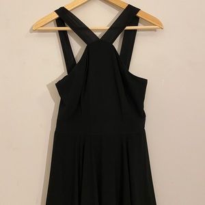 Lulu’s High Neck Crossover Dress